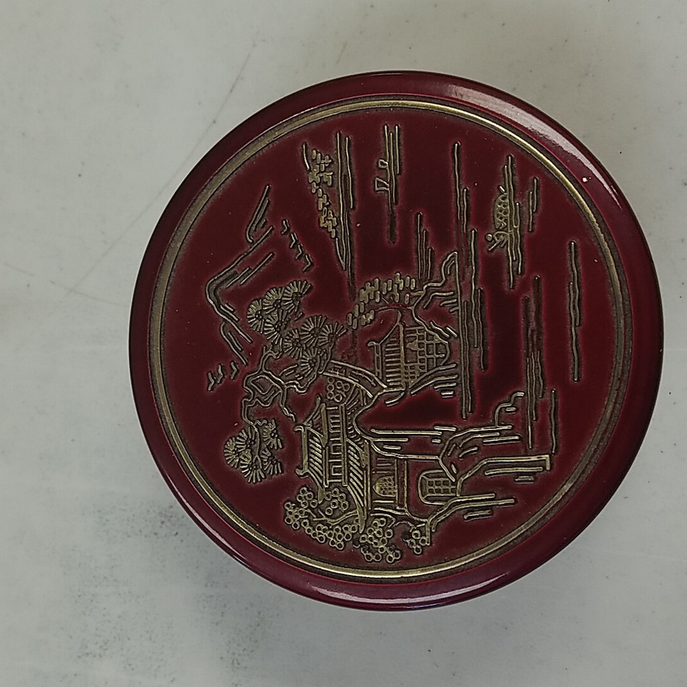 Japanese lacquerware coaster box set - Picture 1 of 5
